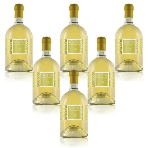 Picture of Geck Gewurztraminer white wine Trentino DOC - 750ml x 6 - Astoria