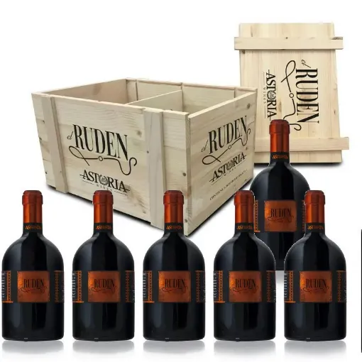 Picture of El Ruden Red Wine IGT In wood case - 750ml - Astoria