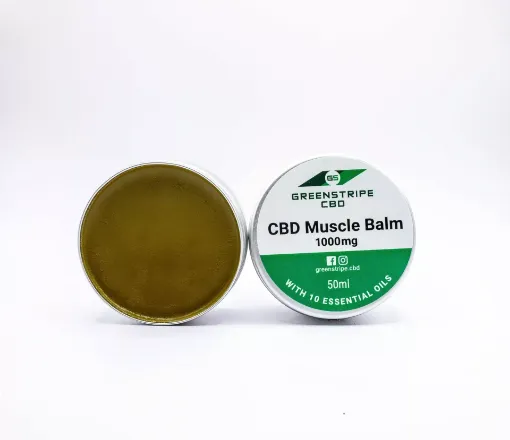 Picture of 1000mg CBD Muscle Balm - 50ml - - GreenStripe CBD