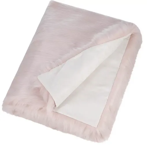 Picture of Faux fur throw - Himalaya blush - 140x180cm - Maison Prélonge