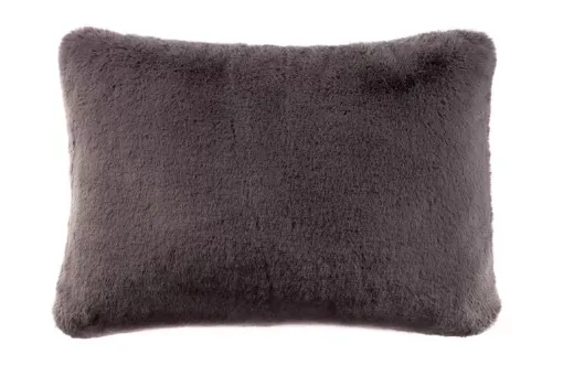 Picture of Faux fur cushion cover - Smoky grey - 30x50cm - Maison Prélonge