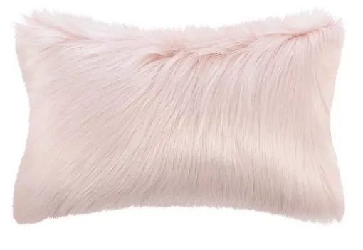 Picture of Faux fur cushion cover - Himalaya blush - 30x50cm - Maison Prélonge