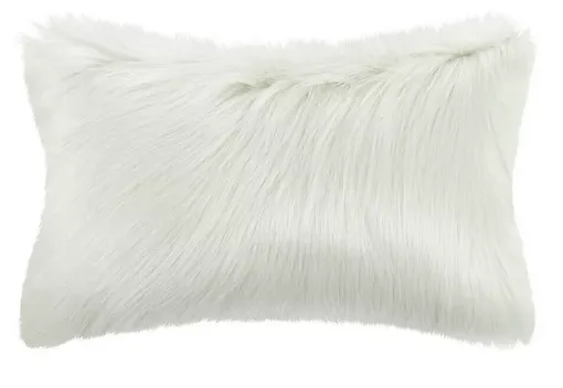 Picture of Faux fur cushion cover - Himalaya ivory 30x50cm - Maison Prélonge