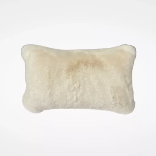 Picture of Faux fur cushion cover - Cream - 30x50cm - Maison Prélonge