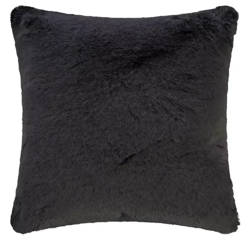 Picture of Faux fur cushion cover - Smoky grey - 45x45cm - Maison Prélonge