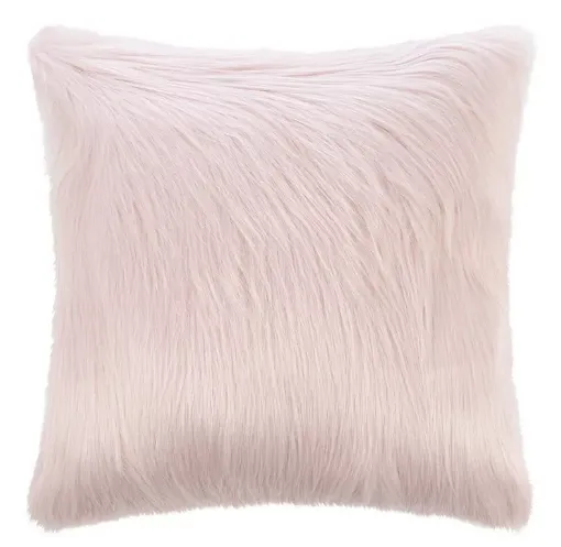 Picture of Faux fur cushion cover - Himalaya blush - 45x45cm - Maison Prélonge