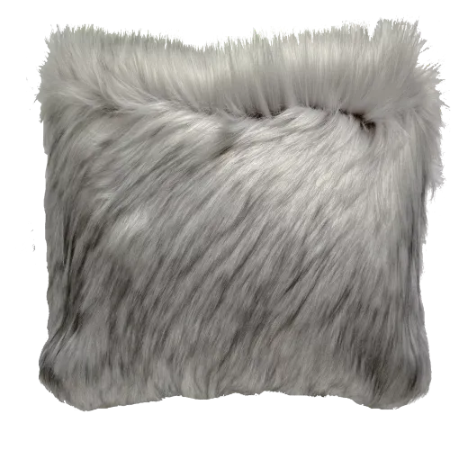 Picture of Faux fur cushion cover - Himalaya pearl - 45x45cm - Maison Prélonge