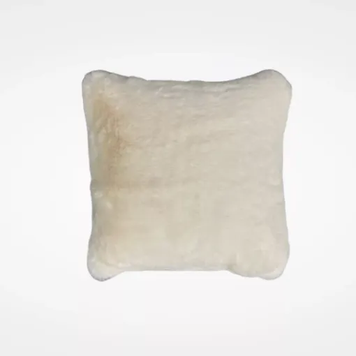 Picture of Faux fur cushion cover - Cream - 45x45cm - Maison Prélonge