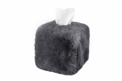 Picture of Tissue box - Square - Smoky grey - Maison Prélonge