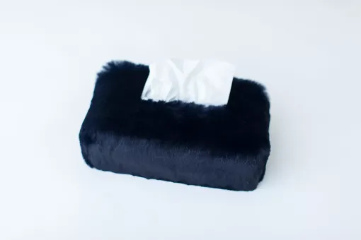 Picture of Tissue box - rectangle - Navy blue - Maison Prélonge