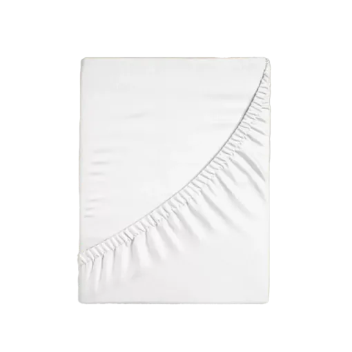 Picture of Fitted Sheet - 140x200+33 - White - 500TC Sateen 100% Egyptian cotton - Luxury Cotton Home