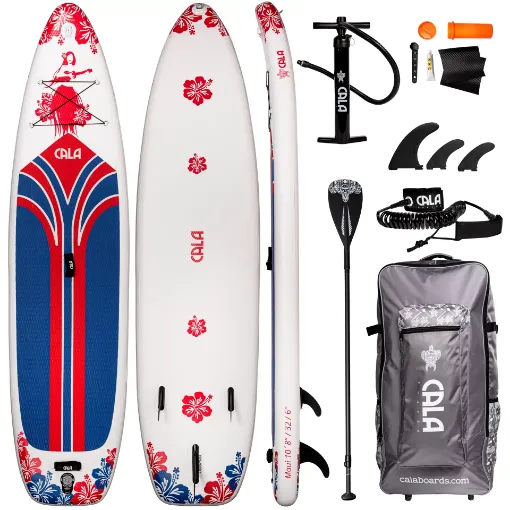 Picture of 10'8" Maui ISUP inflatable stand up paddle board set - CALA Boards