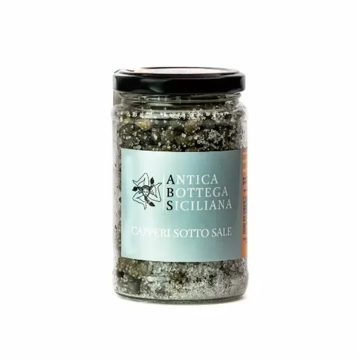 Picture of Sicilian capers under salt - 230g - Antica Bottega Siciliana