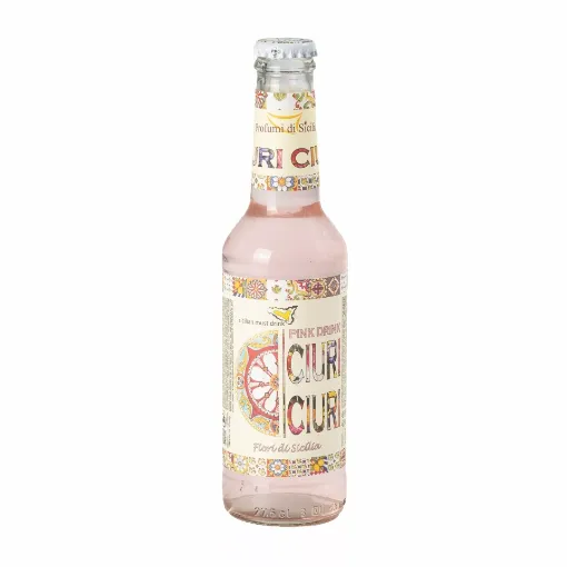 Picture of Flowers Of Sicily - Pink Drink - Ciuri Ciuri - 275ml x 24 - Sicilian Must Drink