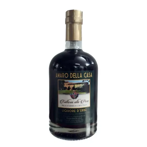 Picture of Amaro della Casa Liquore d'erbe del Ristorante alla Pesa di Sorgà - 500ml - Ristorante Alla Pesa - Corte Italia