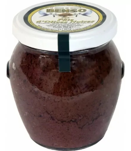 Picture of Black olive paste - 580g - Benso