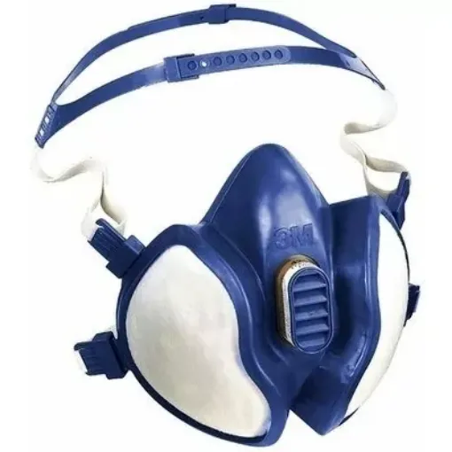 Picture of 3M 4251 maintenance - free half mask with filters - Blue - 3M