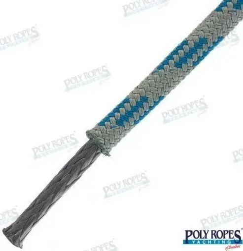 Picture of Prorace four grey/blue 8mm - 150m - POL2086662608 - Poly Ropes - 150 - 8 - Grey - Blue