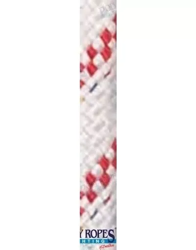 Picture of Poly - braid - 24 6mm red - 185m - POL2202833106 - Poly Ropes - 185 - 6 - White