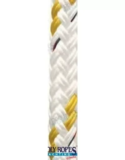 Picture of Poly - braid - 16 6mm yellow - 185m - POL2204733106 - Poly Ropes