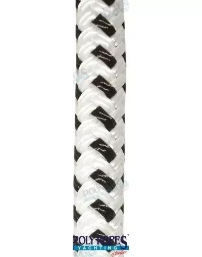 Picture of Flexline 16mm black/white - 85m - POL2219481716 - Poly Ropes - 85 - 16 - Black - White