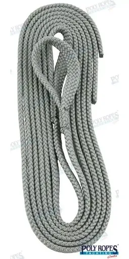 Picture of Fender rope 12mm x 1,7m silver - 2 - POL3700200008 - Poly Ropes