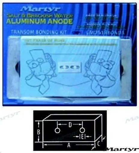 Picture of Aluminium anode kit - CMDIVERBONDA - Martyr