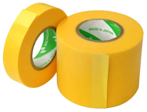 Picture of Box of 8 - 30mm x 100m Yellow masking tape 2311 - Nichiban