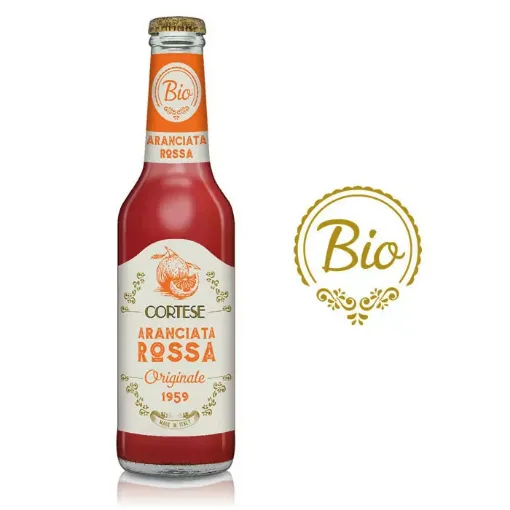 Picture of Aranciata Rossa Cortese Orange Drink Red Organic Drink - 275ml x 12