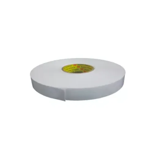 Picture of 3M double - sided polyurethane foam tape - White - 25mm x 66m - 3M