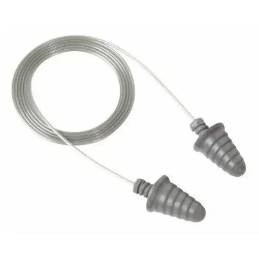 Picture of 3M torque pn - 01 - 009 semi - insert plugs with cord 32 db - Grey - 3M