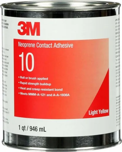 Picture of 3M neoprene contact adhesive 10 - Light Yellow - 1000ml - 3M