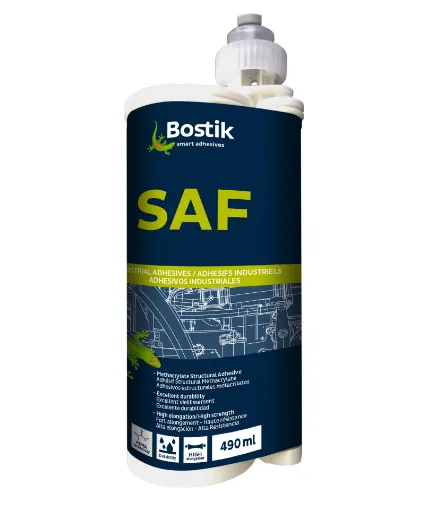 Picture of Bostik saf 30 - 5 methacrylate glue - White - 50ml - Bostik