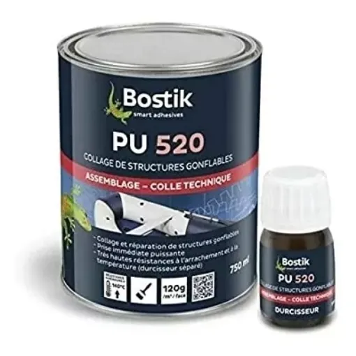 Picture of Bostik PU 520 (catalyst base) - Yellow base - 750ml + hardner