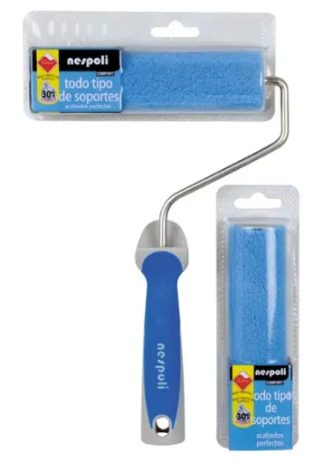 Picture of Spare ruloto and mini texas all types of surfaces - Blue - 15cm - 2 units - Nespoli Group