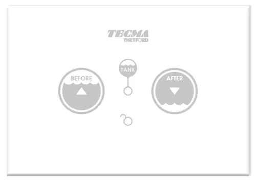 Picture of Design and Flexi Line Control panel touch 2 buttons - Tecma