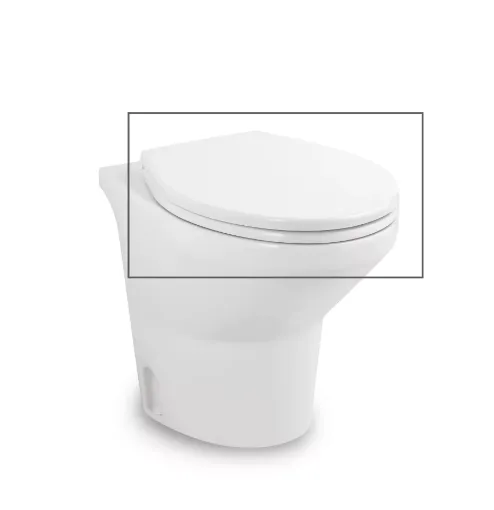 Picture of Compass seat white soft closing - Tecma