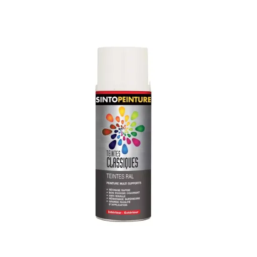 Picture of Aerosol paint - Gloss white - 400ml - Sinto