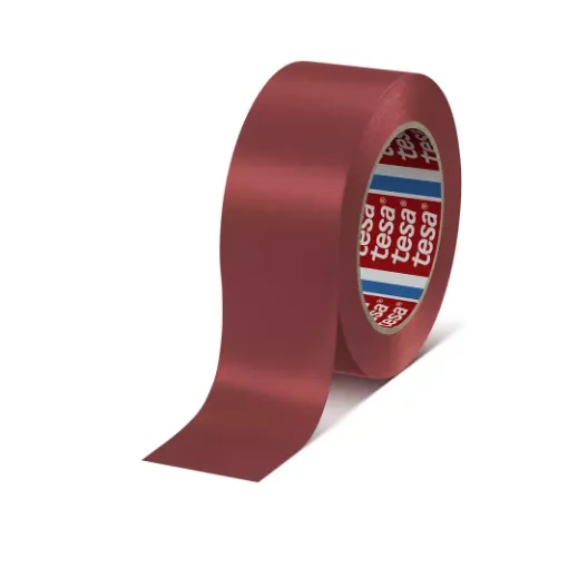 Picture of PVC Permanent masking tape - Red - 55mmx33m - Tesa