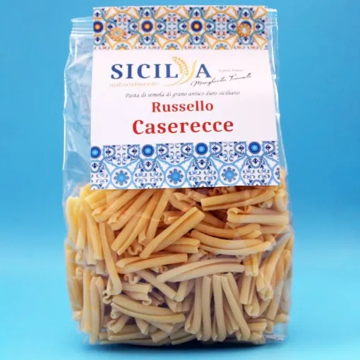 Picture of Caserecce Russello sicilian ancient wheat pasta 500g x 12 Sicilia Naturalmente - 500g