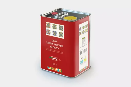 Picture of Extra virgin Olive oil 100% ita Tin Can 3L x 2 Oleum Sicilia - 3L