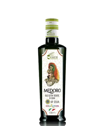 Picture of Extra virgin Olive oil IGP Sicily Collection - Glass bottle - 500ml x 6 - Oleum Sicilia - 500ml