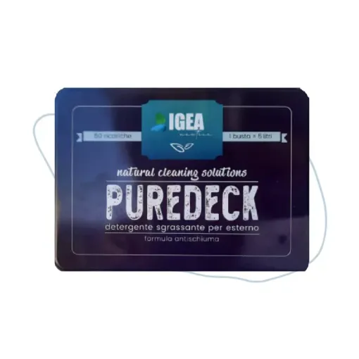 Picture of PureDeck degreasing and sanitizing detergent specifically for cleaning the exterior spaces 50 x 20g refills IGU0022 IGEA Nautica - 1kg