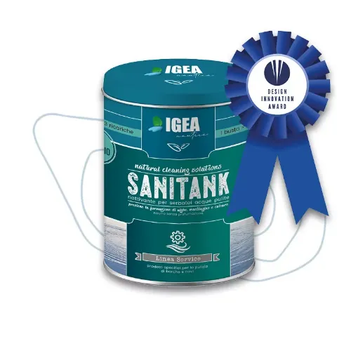 Picture of SaniTank sanitizer for freshwater tanks 12 refills of 30g plus 3 free IGQ007 IGEA Nautica - 360g