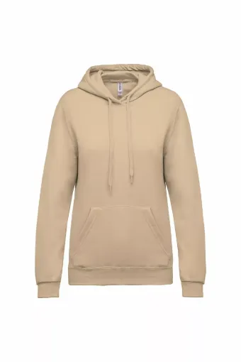 Picture of Ladies hooded sweatshirt - Beige - L - Kariban