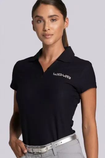 Picture of Ladies Liquid's Cool Max Polo - Navy - XS - Boat Bum