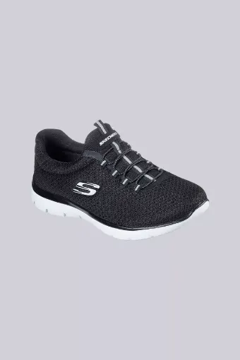 Picture of Skechers Ladies Summits Trainer - Black/White - 7/37 - Skechers