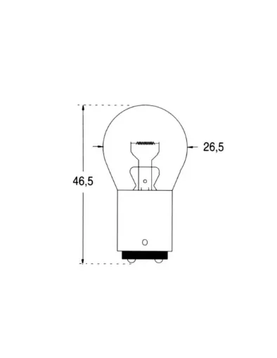 Picture of 2 BULBS LEEK 12V 15W