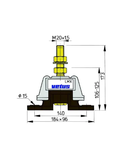 Picture of MOTOR SUPPORT LMX140