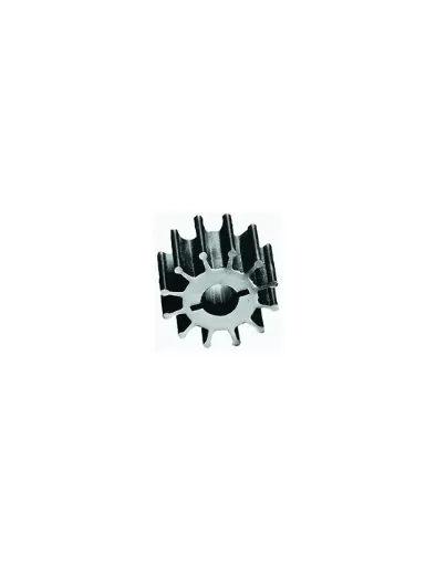 Picture of Neoprene impeller ø10mm split pin shaft 6 blades ø40mm